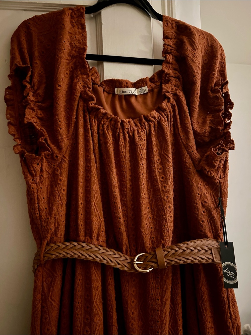 NWT Womens Liberty Love Midi Rustic Dress